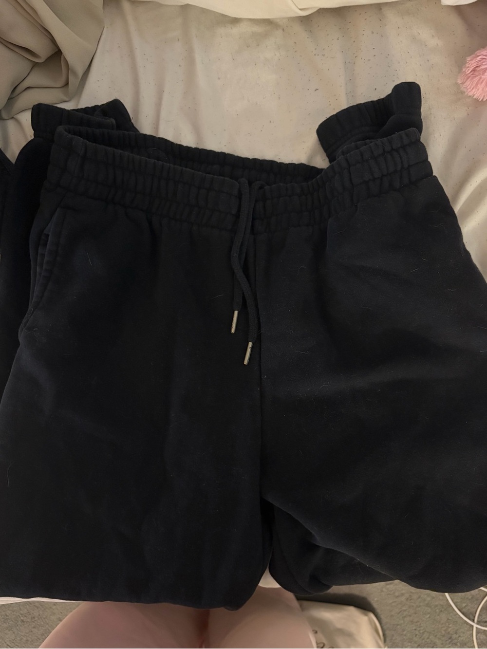 Dynamite Black Cinched Sweatpants